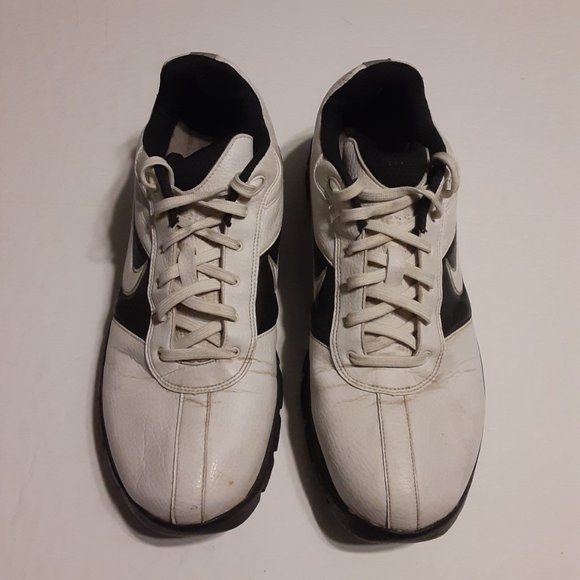 Nike Performance Men's Black/White Soft Spike Golf Shoes 312240-111 Size 9 - Picture 3 of 7